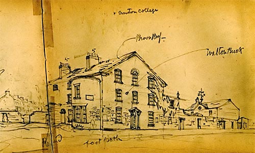 Breck House sketch