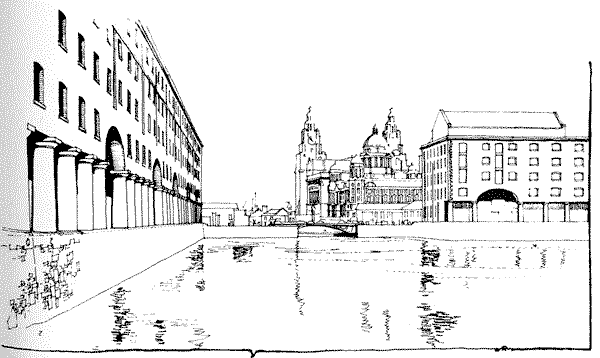 Albert Dock, looking towards the Pierhead buildings 